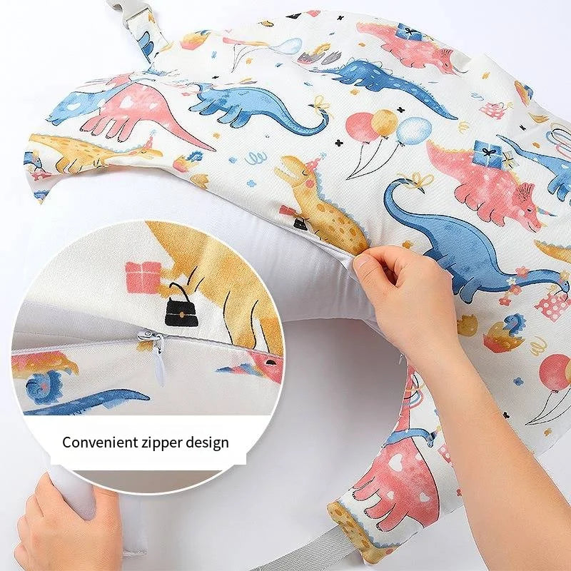 Travesseiro multifuncional para a amamentação com apoio da cintura