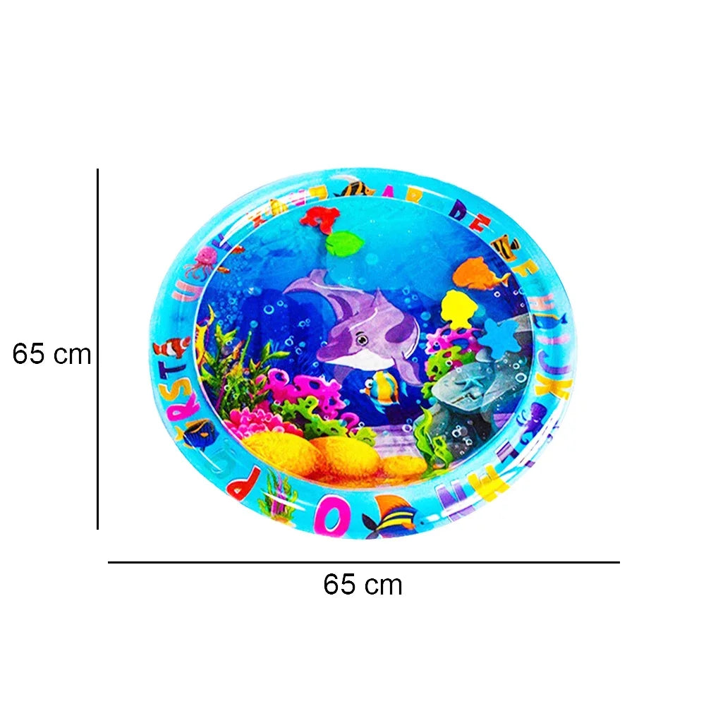 Tapete aquático inflável de atividades em desenvolvimento para bebês