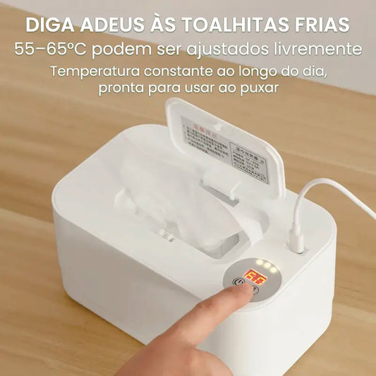 Aquecedor Inteligente de Toalhitas Húmidas