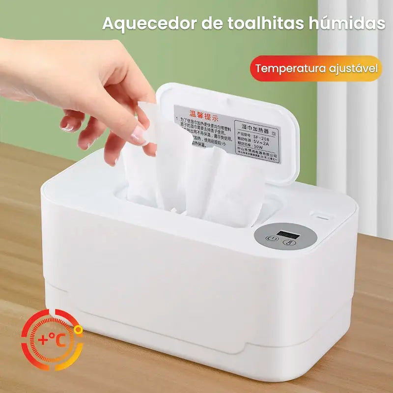 Aquecedor Inteligente de Toalhitas Húmidas