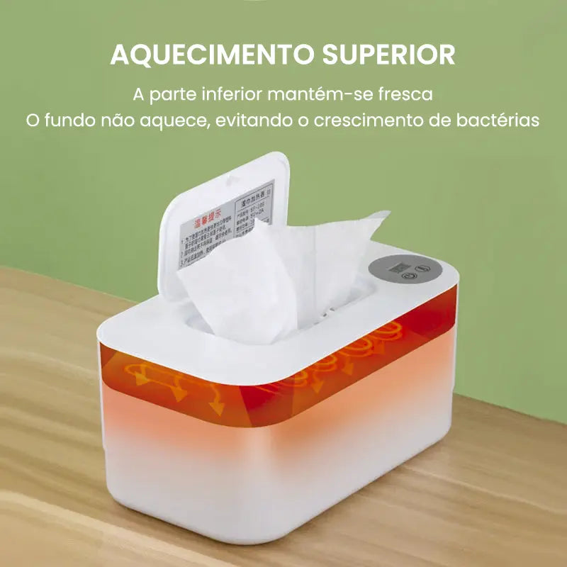 Aquecedor Inteligente de Toalhitas Húmidas