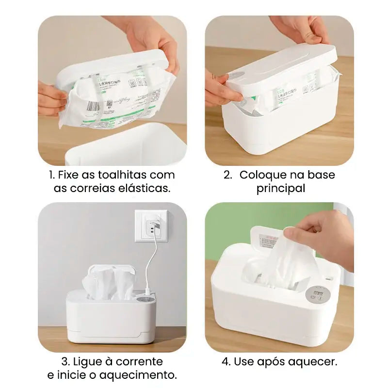 Aquecedor Inteligente de Toalhitas Húmidas