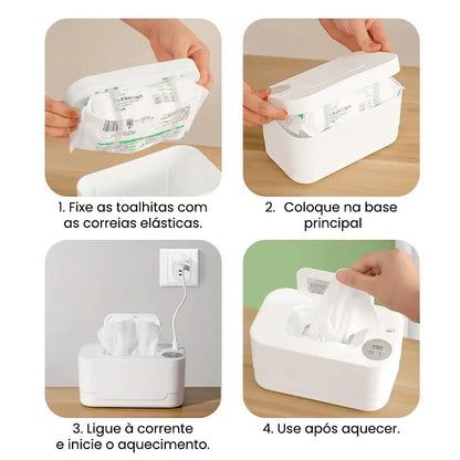 Aquecedor Inteligente de Toalhitas Húmidas