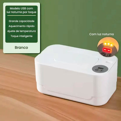 Aquecedor Inteligente de Toalhitas Húmidas