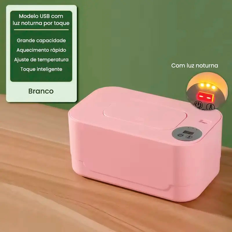 Aquecedor Inteligente de Toalhitas Húmidas