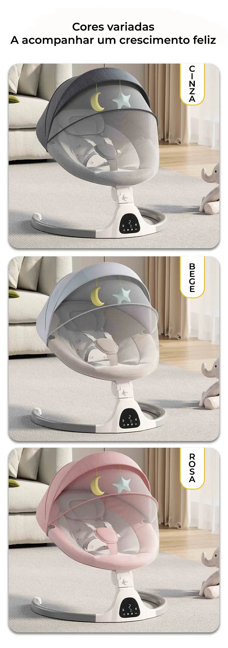 Baloiço Elétrico para Bebé