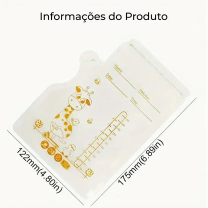 Sacos de Armazenamento de Leite Materno