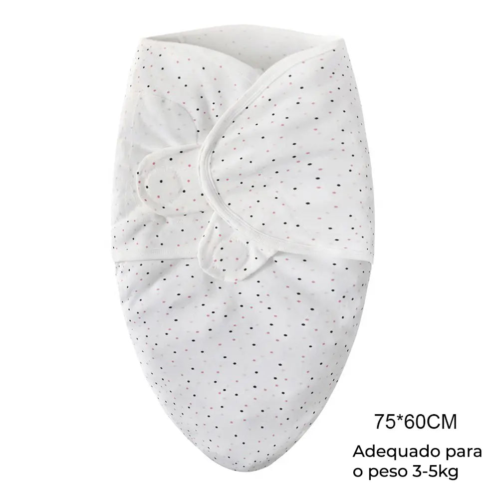 Swaddle (Saco de Dormir para Bebé) com chapéu