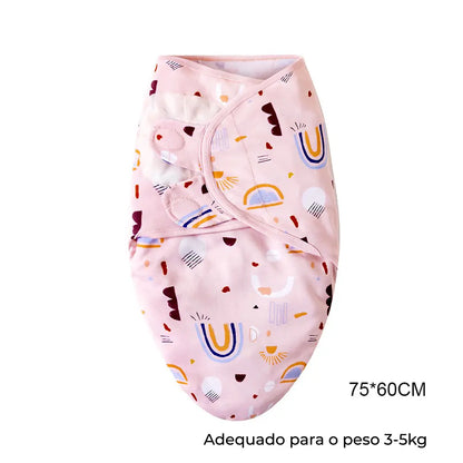 Swaddle (Saco de Dormir para Bebé) com chapéu